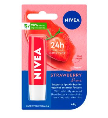 Nivea Lip Balm Strawberry Shine