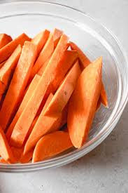 Sweet Potato Fresh Wedges 1kg (Order 2 days ahead)