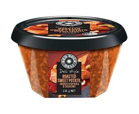 Red Rock Deli Roasted Sweet Potato Paprika Cashew Dip 135g