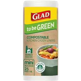 GLAD Kitchen Tidy Bag Compst Mini 25