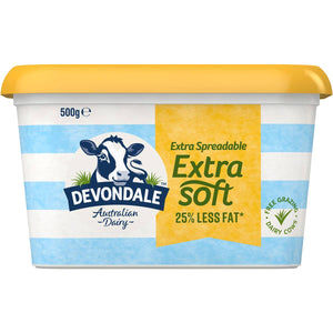 Devondale Extra Soft Spreadable Butter 500g