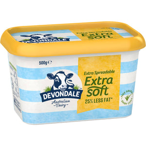 Devondale Extra Soft Spreadable Butter 500g