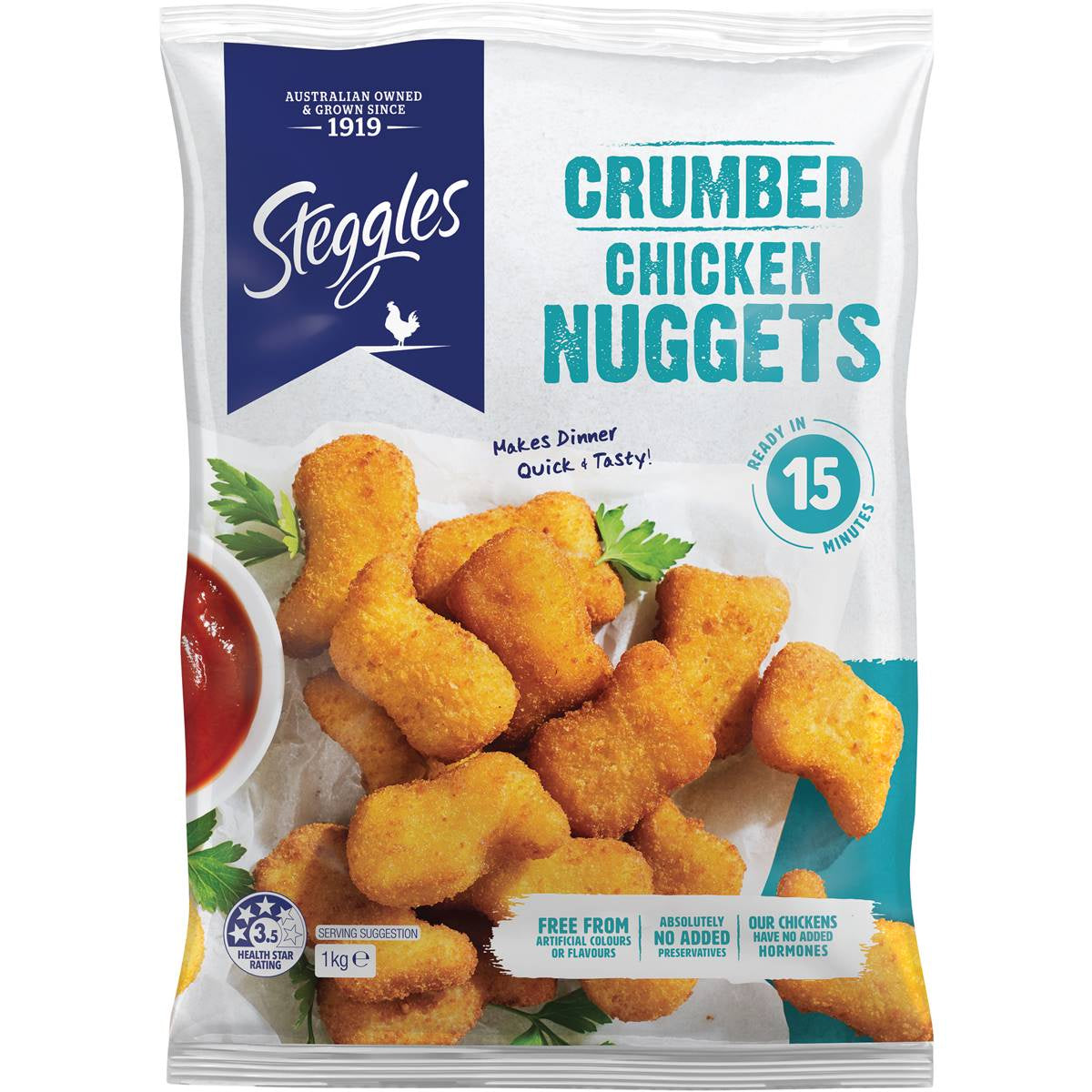 Steggles Chicken Nuggets Premium 400g