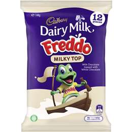 Cadbury Freddo Milky Top Sharepack 12pk 144g