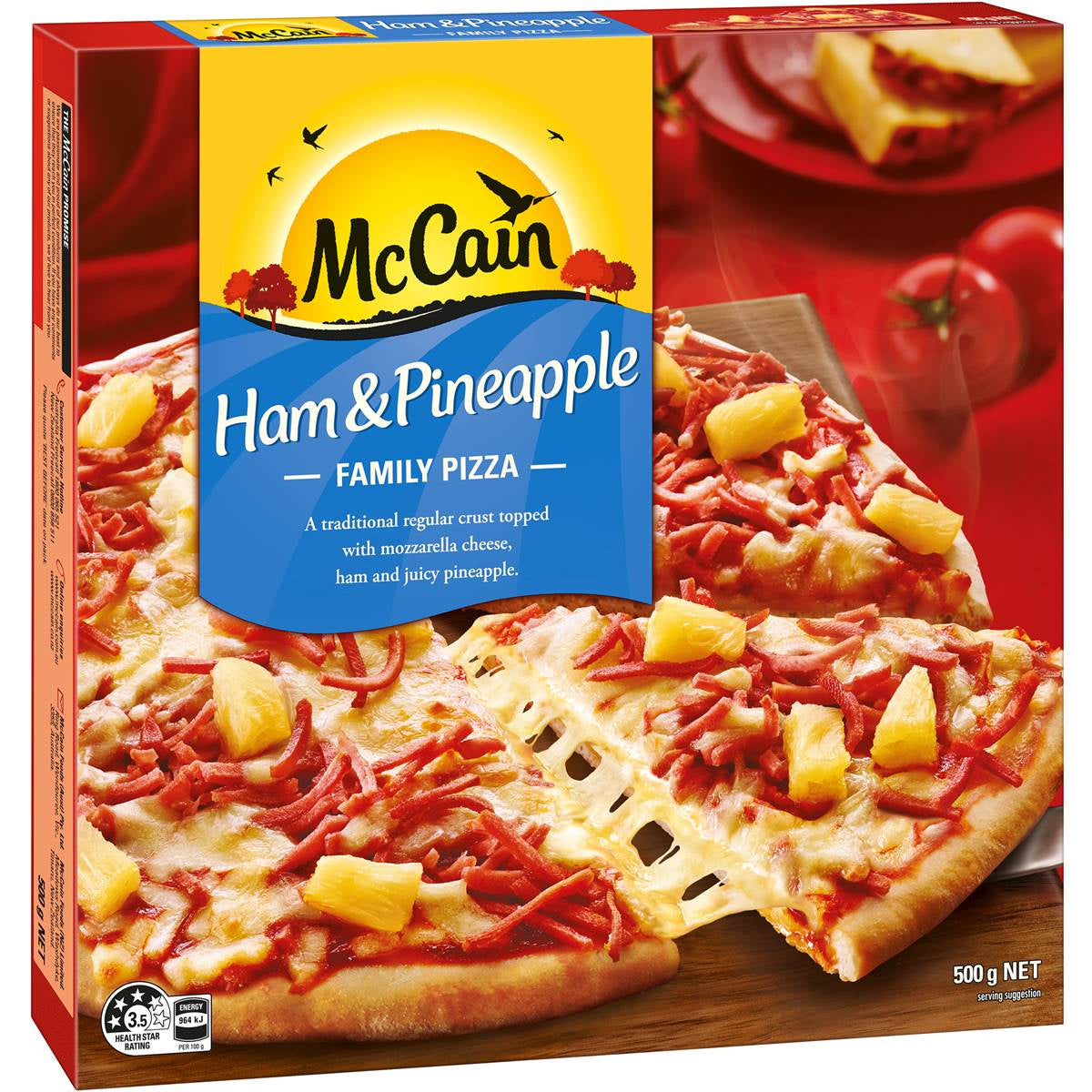 McCain Pizza 500g Ham & Pineapple