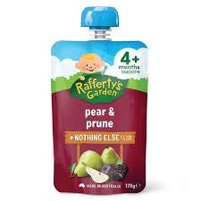 Rafferty's Smooth Pear & Prune 4 Month 120g-Eol