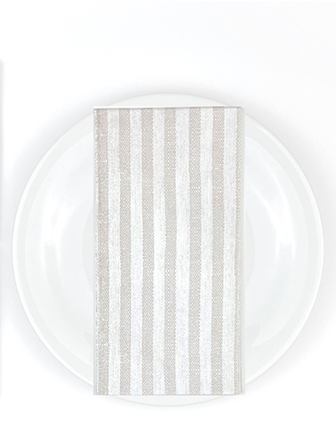 Niccolai Kim Sand Stripe Napkin 40x40cm 25pk