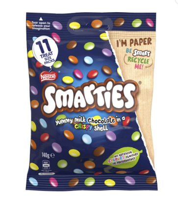 Nestle Smarties 11 Piece Fun Pack 127g