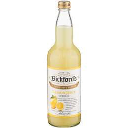 Bickfords Lemon Cordial 750ml