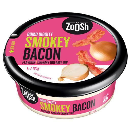 Zoosh Smokey Bacon & Onion Dip 185g