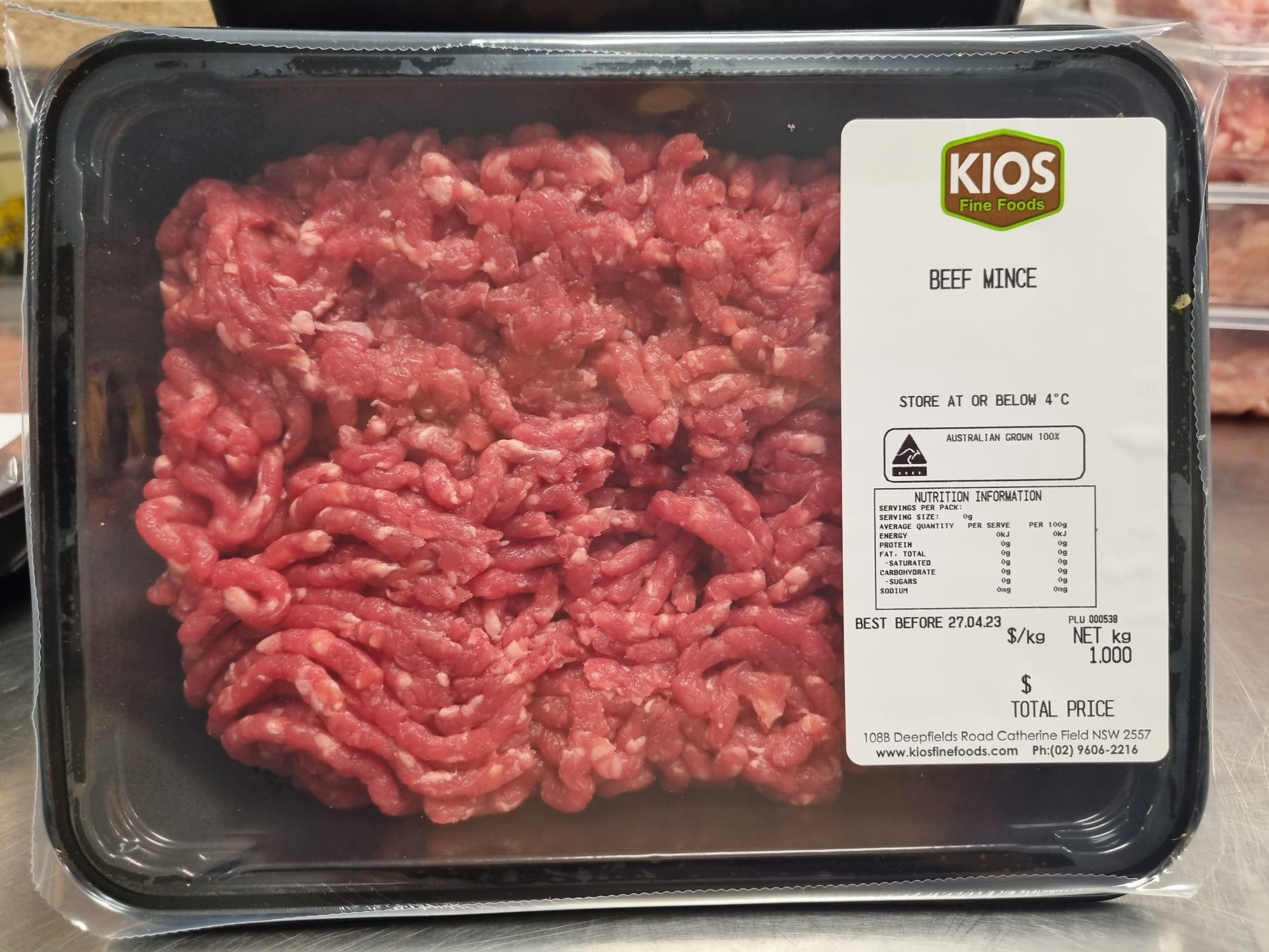 Kios Premium Beef Mince 500gm