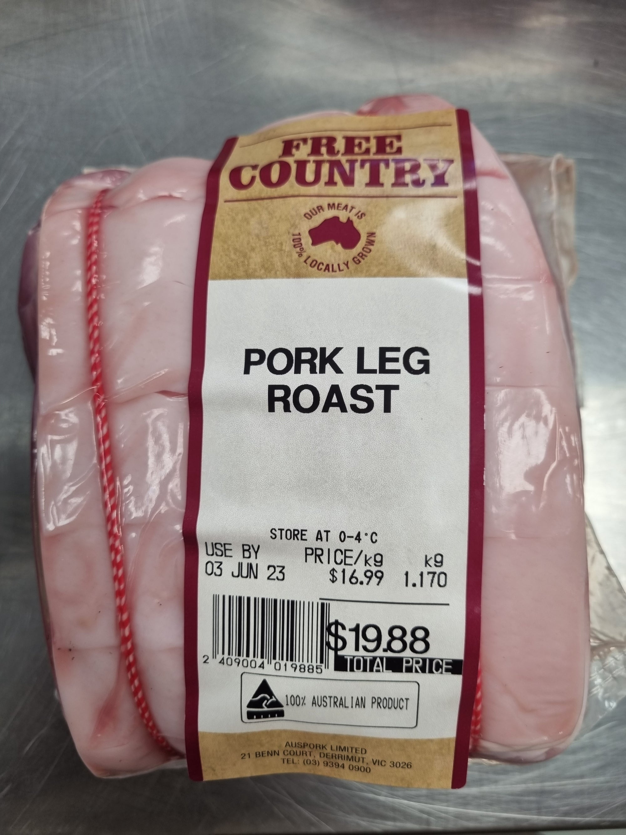 Free Country Pork Leg Roast