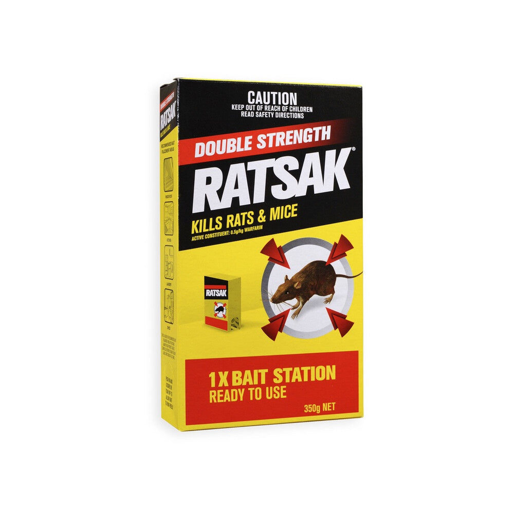 Ratsak Double Strength Rat & Mouse Baits 350g