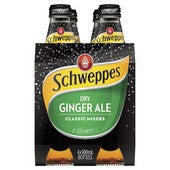 Schweppes Dry Ginger Ale 300ml x 4pk