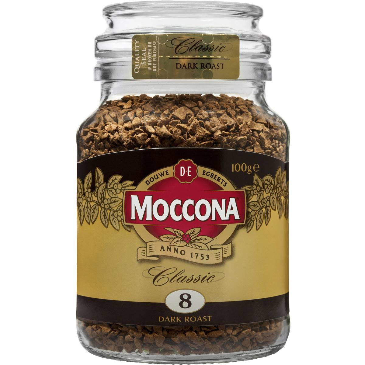 Moccona Classic Dark Roast 8 Instant Coffee 100g