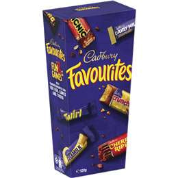 Cadbury Favourites Boxed Chocolates 520g