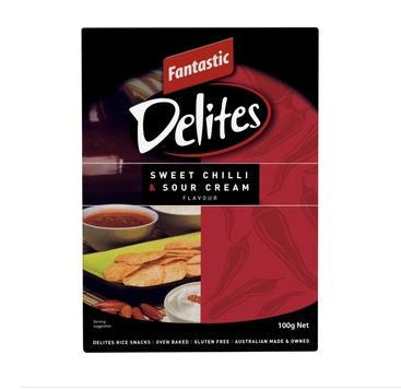 Fantastic Delites Sweet Chilli & Sour Cream 100g