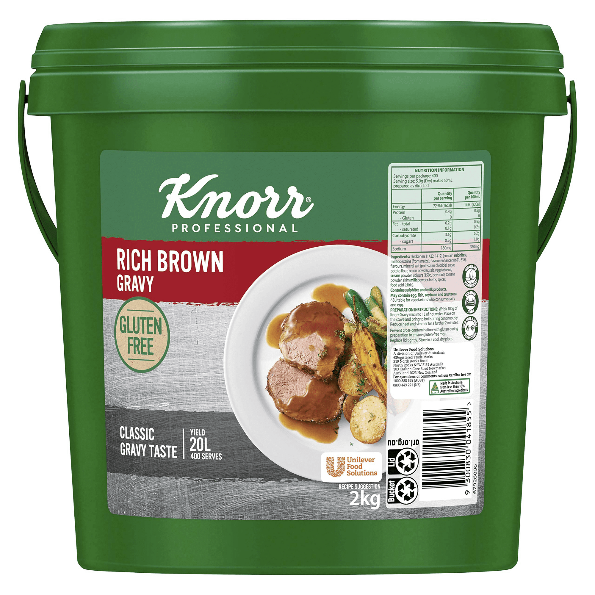 Knorr Gluten Free Rich Brown Gravy 2kg