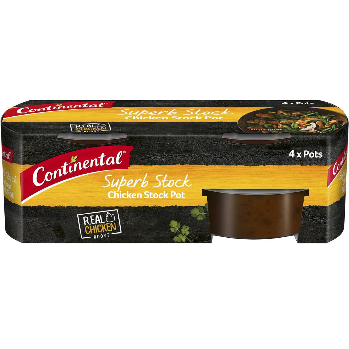 Continental Chicken Stock Pot 4pk