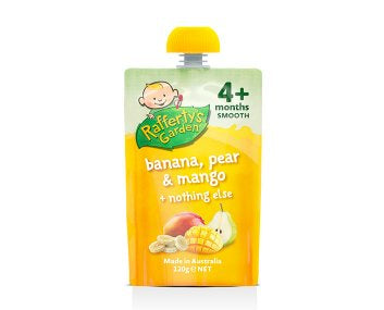 Rafferty's Garden Banana Pear Mango 4 Month 120g-Eol