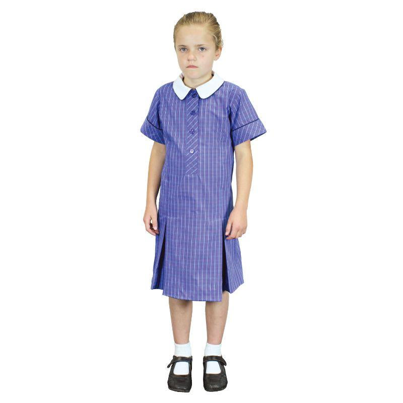 Tunic Blue Check Junior Primary