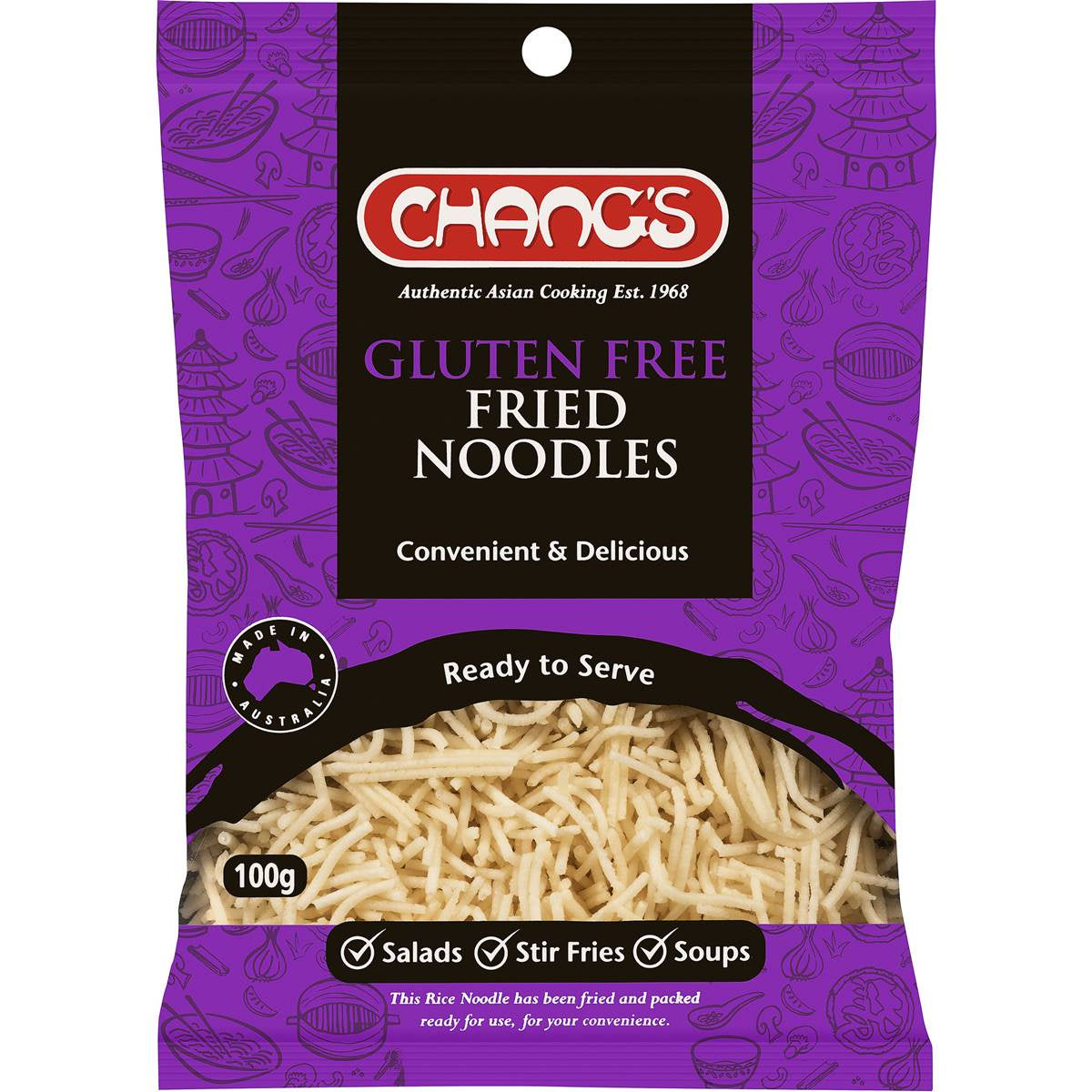 Changs GF Fried Noodles 100g