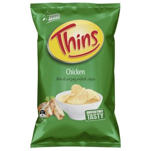 Thins Potato Chips Chicken 175g