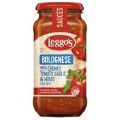 Leggo's Bolognese With Chunky Tomato Garlic & Herbs Pasta Sauce 500g