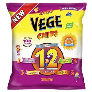 Vege Chips Multi 12 Pk 250g