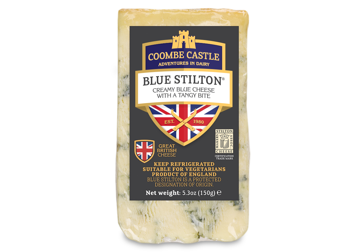 Coombe Castle Blue Stilton Cheese Wedge 150g