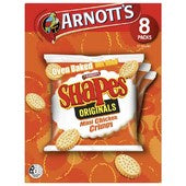 Arnott's Shapes Mini Chicken Crimpy 8Pk 200g