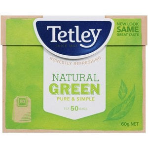 Tetley Natural Green Teabags 50pk