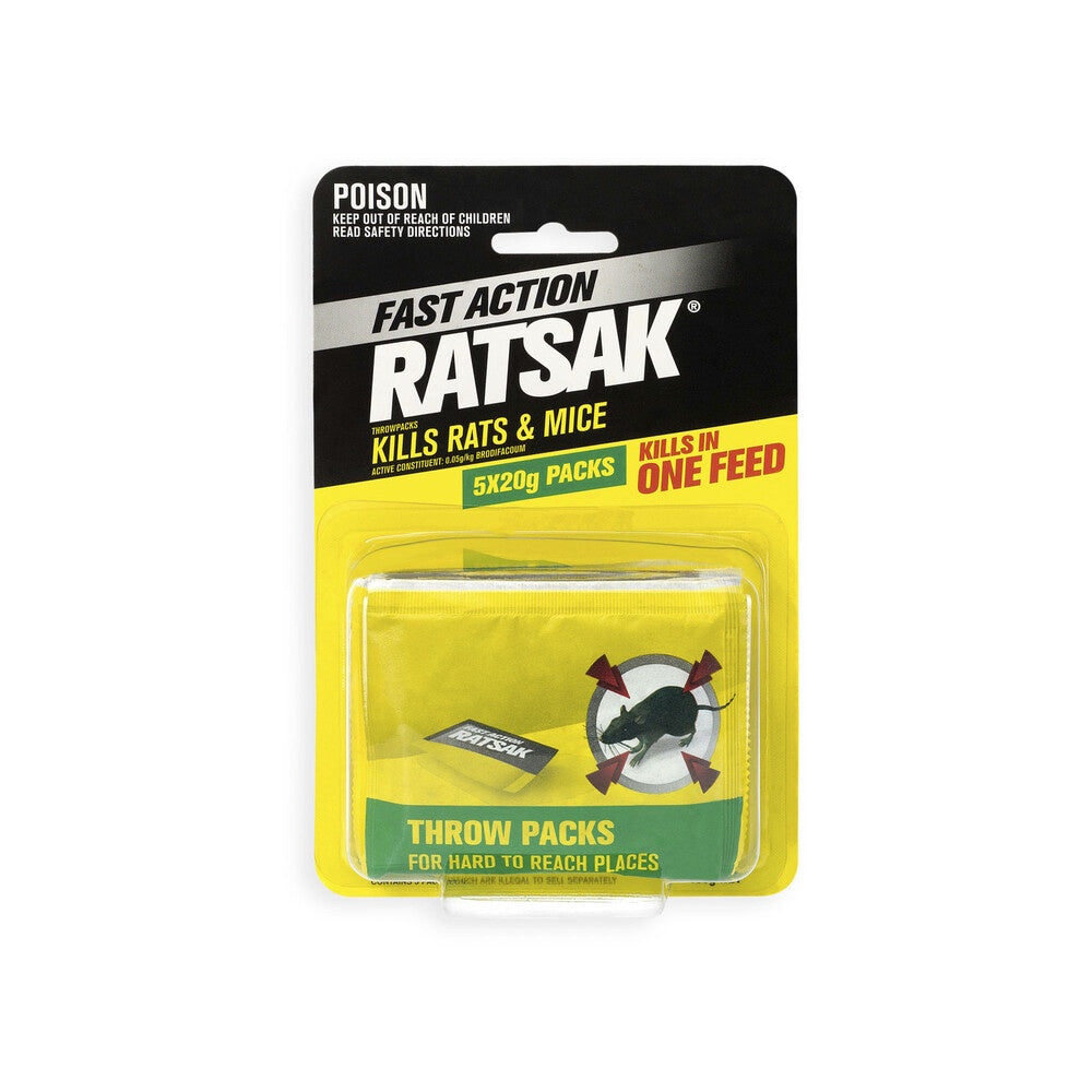 Ratsak Fast Action Throwpacks 100g