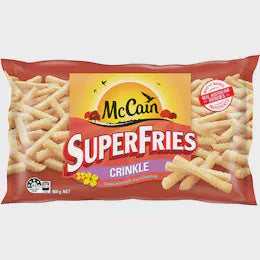 McCain Superfries Crinkle cut 900g