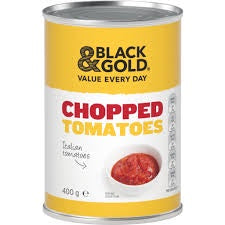 Black & Gold Chopped Tomato 400g