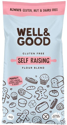 Well And Good Self Raising GF Flour Blend 1Kg