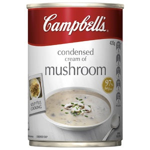 Campbell's Condensed Cream of Mushroom Soup 420g