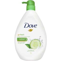 Dove Body Wash Cucumber & Green Tea 1L EOL