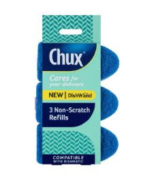 Chux Dishwand Non Scratch Refills 3pk