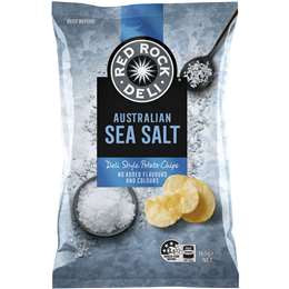 Red Rock Deli Natural Sea Salt Potato Chips 165g