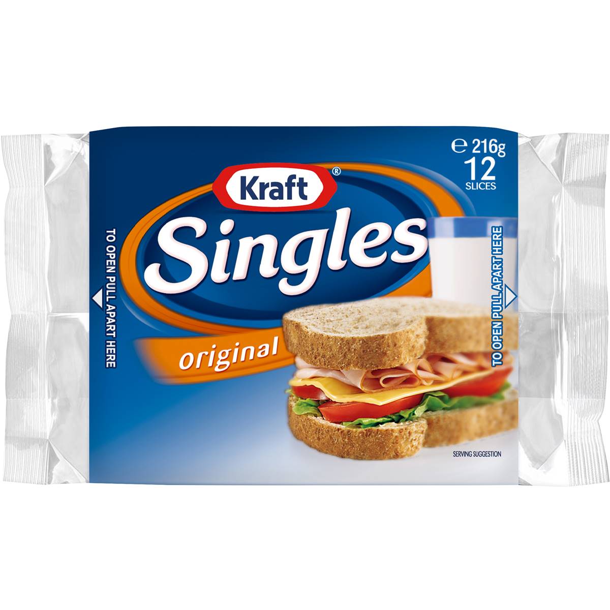 Kraft Cheese Singles 216g