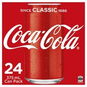 Coca Cola Cans Classic 375ml x 24pk