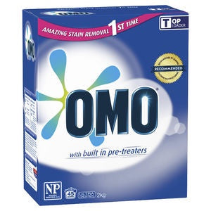 OMO Laundry Powder Front & Top Loader Active 2kg