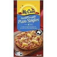 McCain Lil Pizzas Singles Ham & Pineapple 400g 4Pk