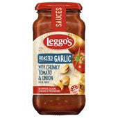 Leggo's Roasted Garlic With Chunky Tom & Onion Pasta Sauce 500g