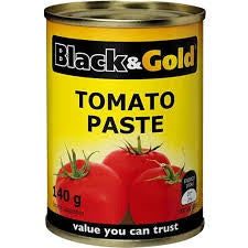 Black & Gold Tomato Paste 140g