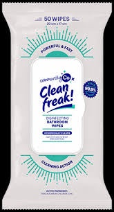 Community Co Clean Freak Bathroom Wipes 50pk