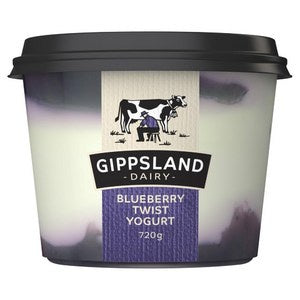 Gippsland Dairy Yoghurt Blueberry Twist 700g