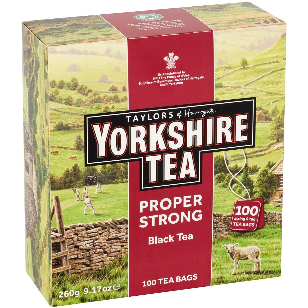 Taylors of Harrogate Yorkshire Teabags Proper Strong Black Tea 100pk