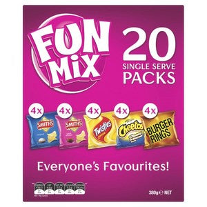 Smith's Fun Mix Chips 20Pk 37g